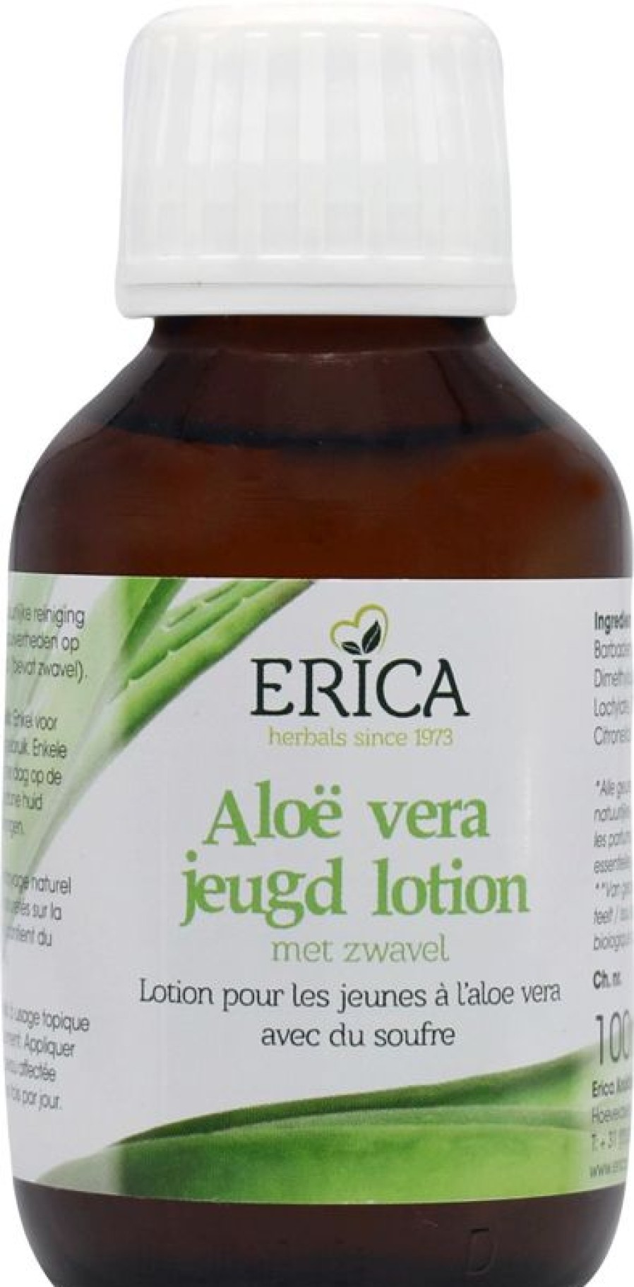 ERICA Cleaning | Aloe Youth Lotion with Sulfur 100 ml Glass