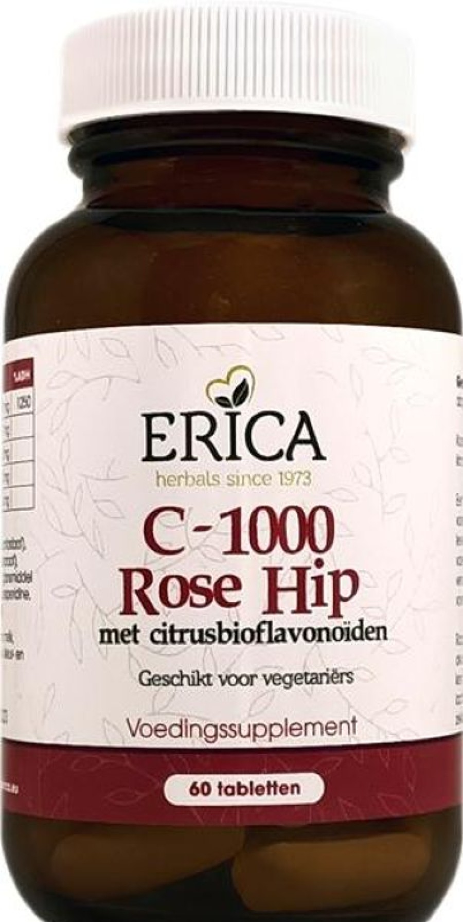 ERICA Antioxidants | Vitamin C 1000 Mg Rose Hip 60 Tbl