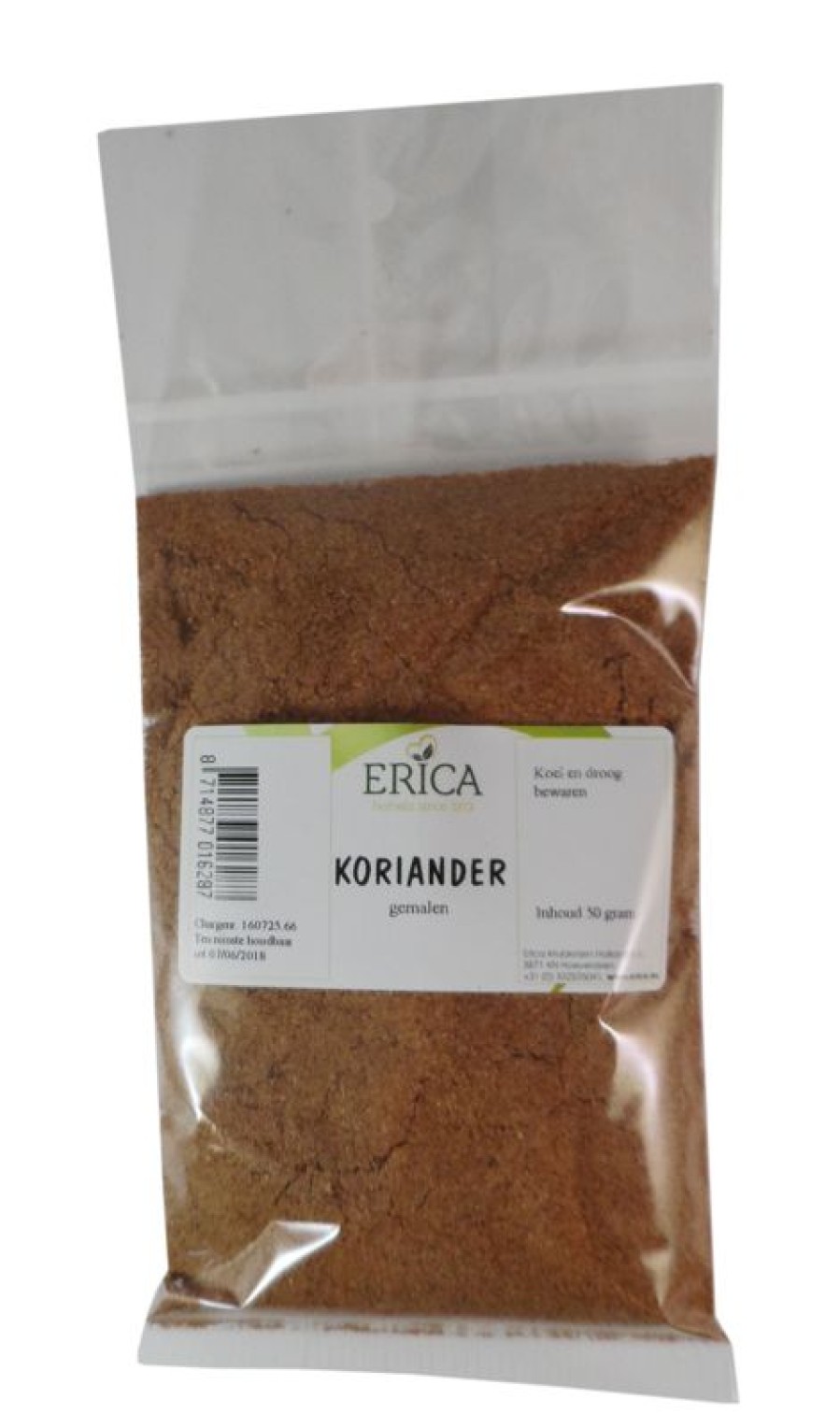 ERICA Spice Bags | Coriander Ground 50 G