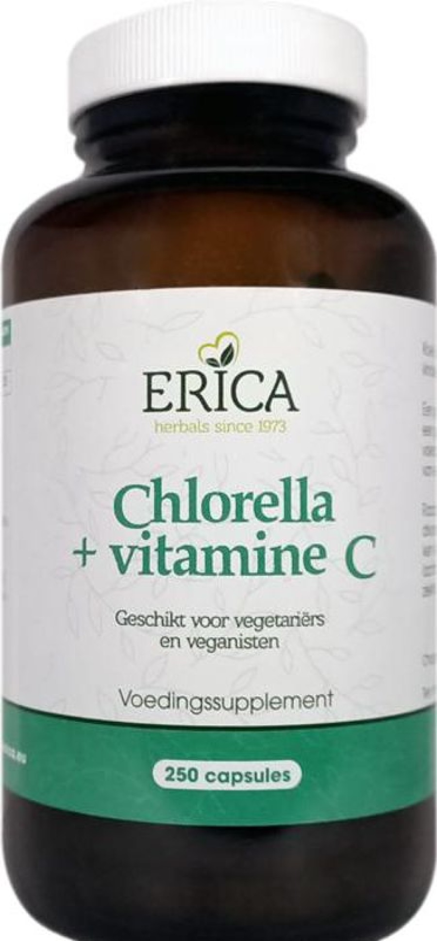 ERICA Vegan Supplements | Chlorella Caps +Vit C 250 St