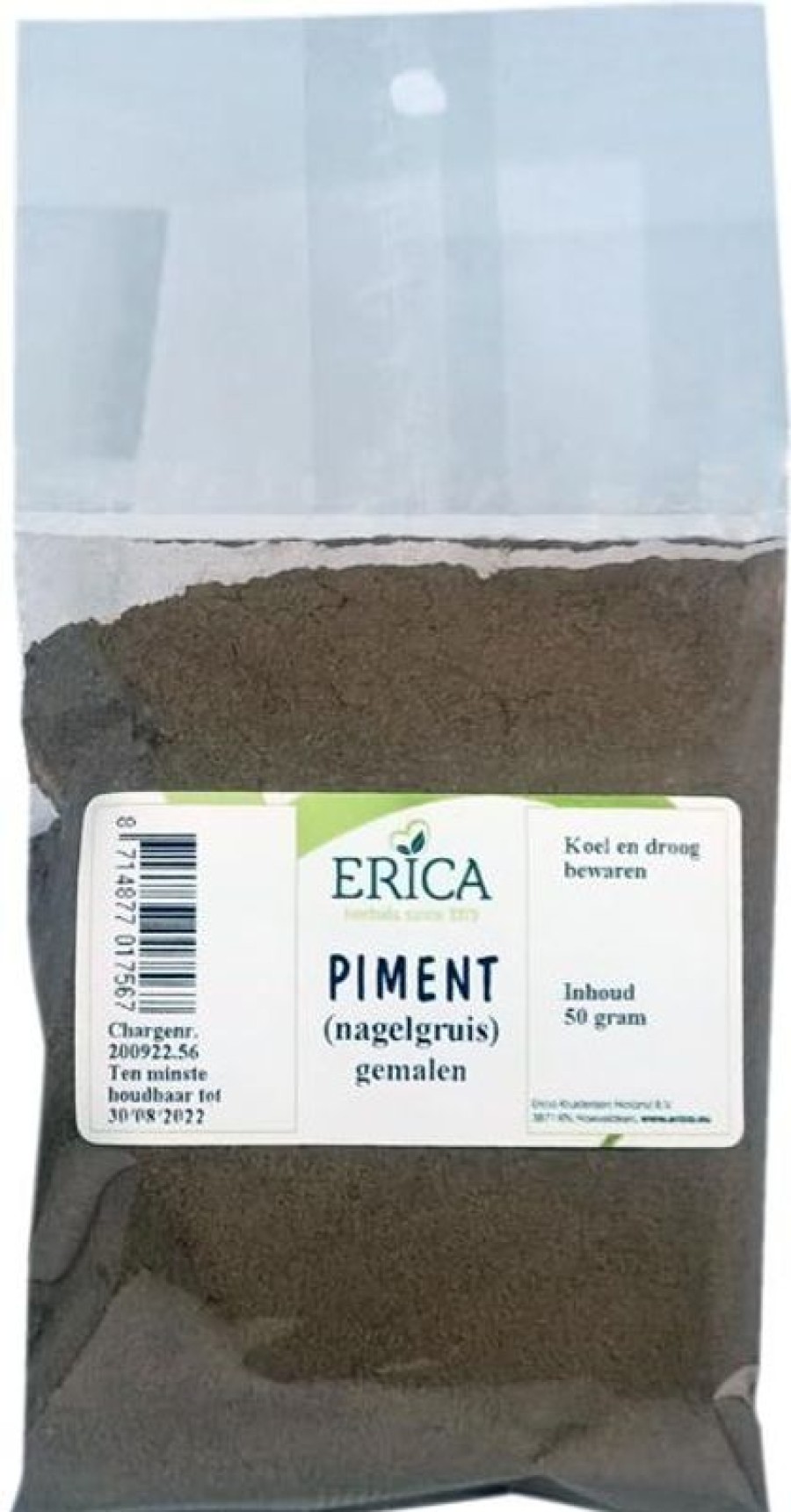 ERICA Spice Bags | Allspice Ground 50 G