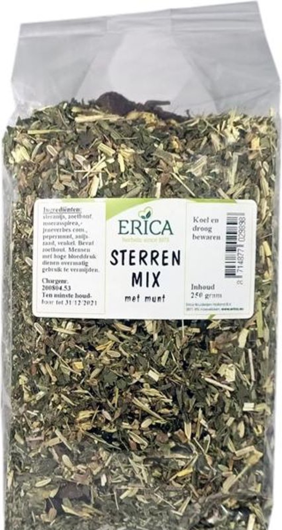 ERICA Herbal mix tea | Star Mix + Peppermint 250 G