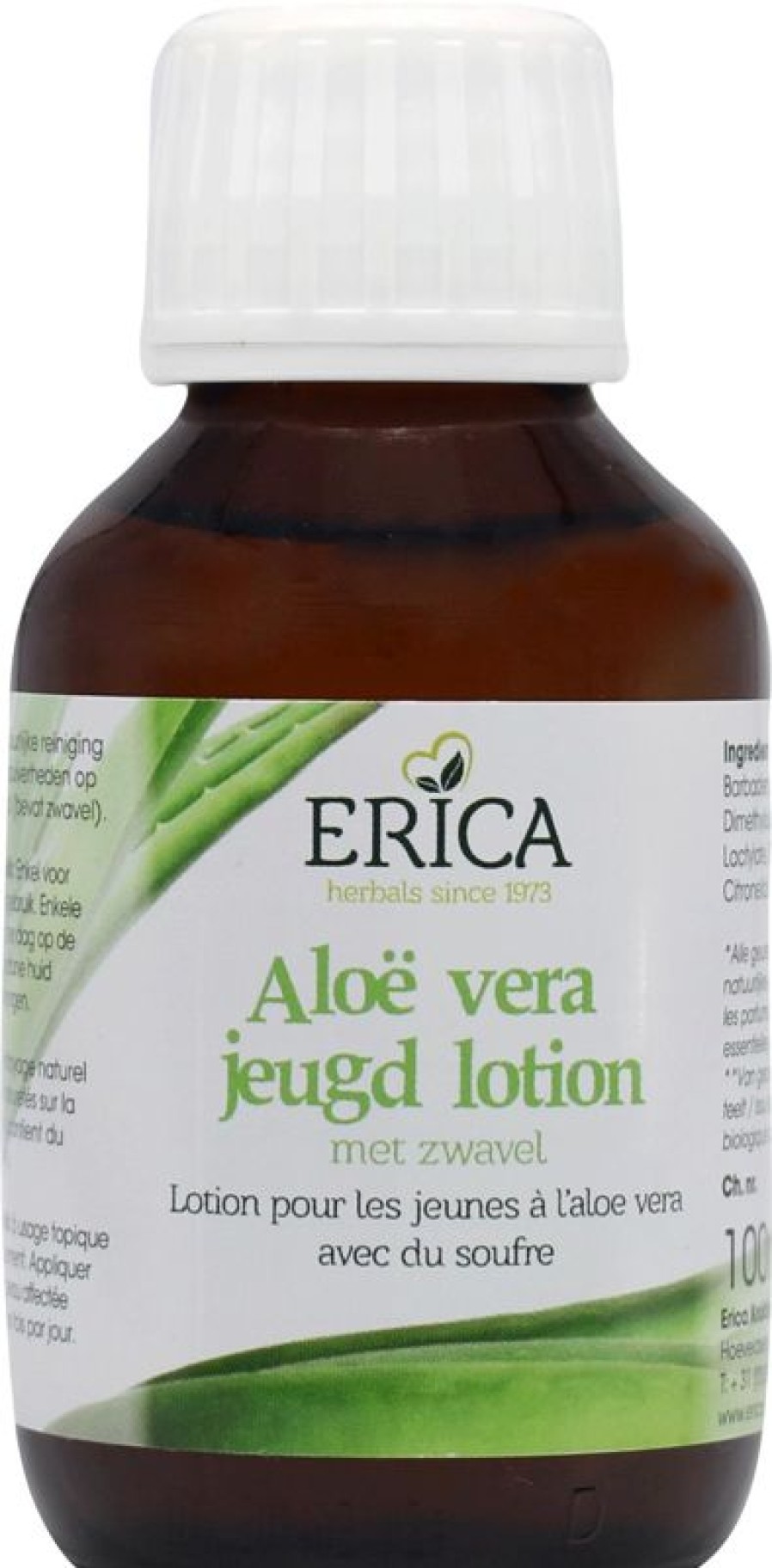 ERICA Acne | Aloe Youth Lotion with Sulfur 100 ml Glass