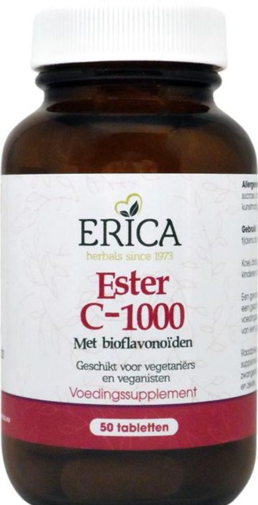 ERICA Antioxidants | Ester C 1000 Bioflavonoids Tablets 50 Pcs