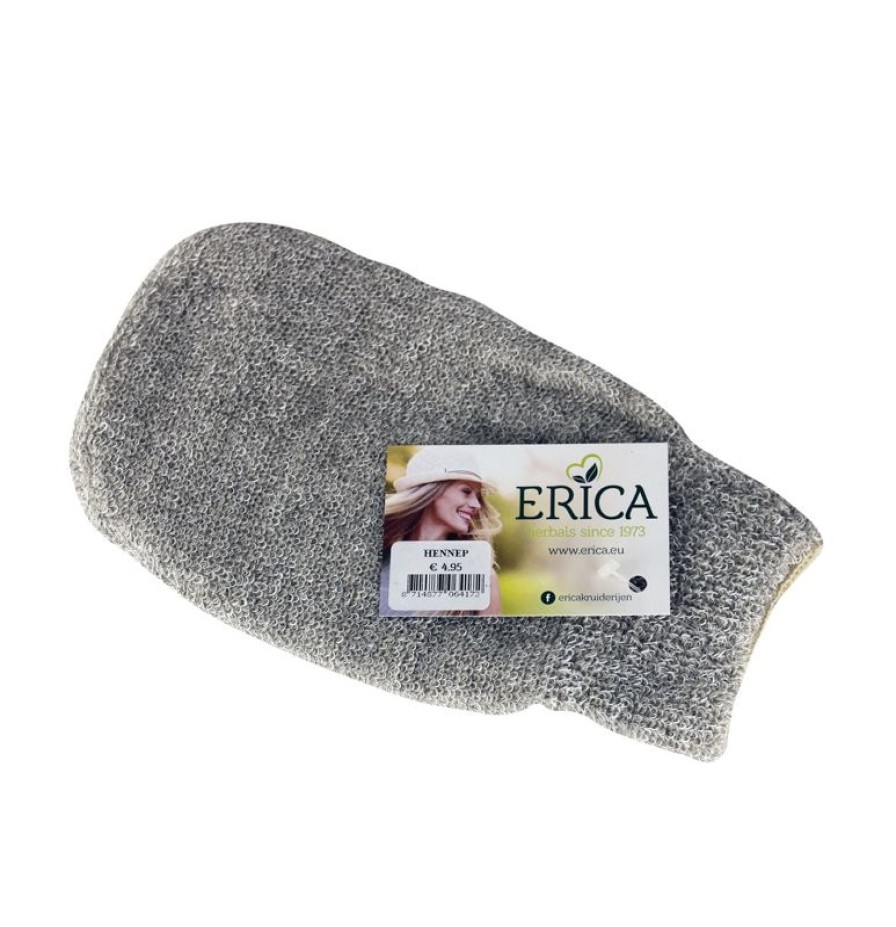 erica Bath and shower | Scrub Glove Hemp