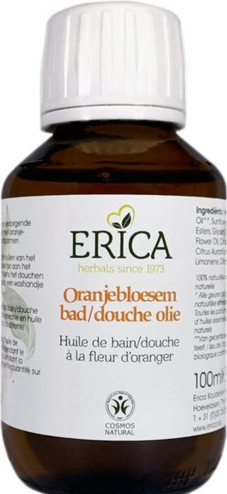 ERICA Badolie | Bath/Shower Oil Orange Blossom 100 Ml