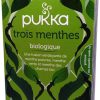 PUKKA Beneficial Tea | Herbal tea Three Mint 20 puffs