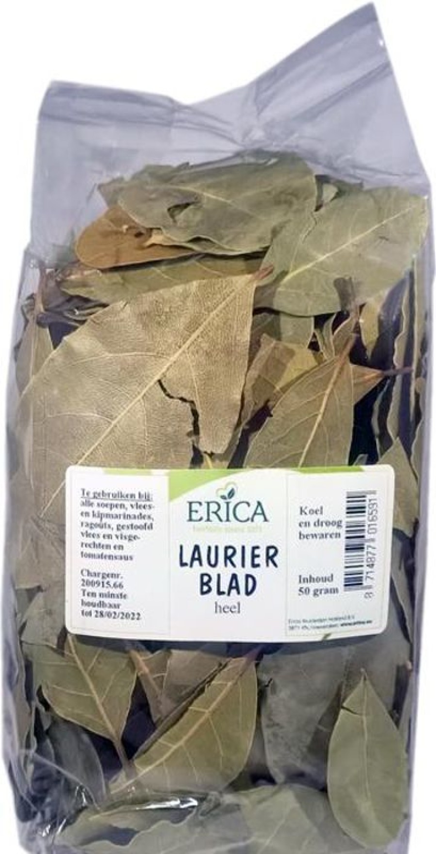 ERICA Spice Bags | Bay Leaf Whole 50 G