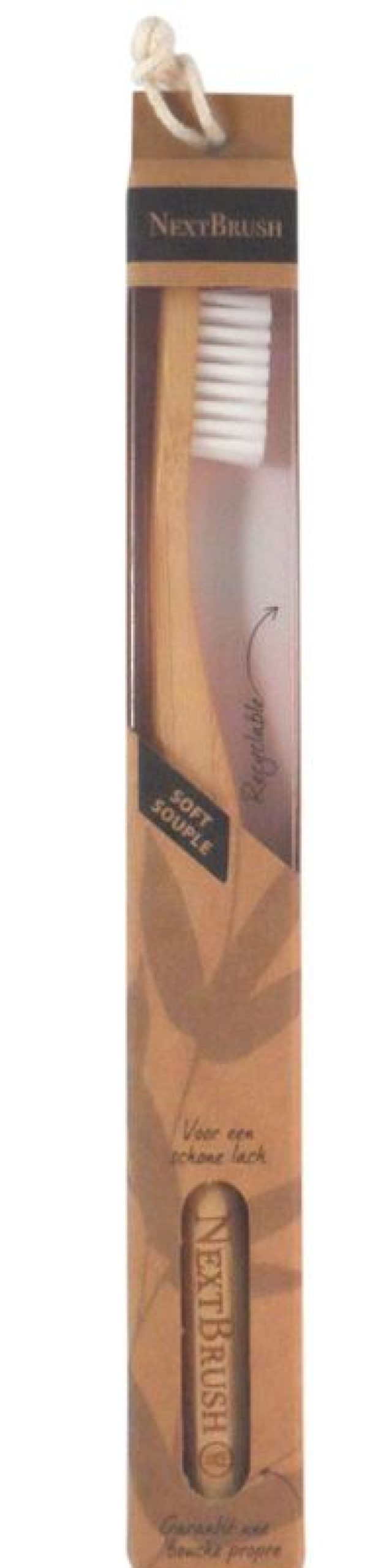 NEXTBRUSH Oral care | Toothbrush Bamboo, Soft 1 Piece