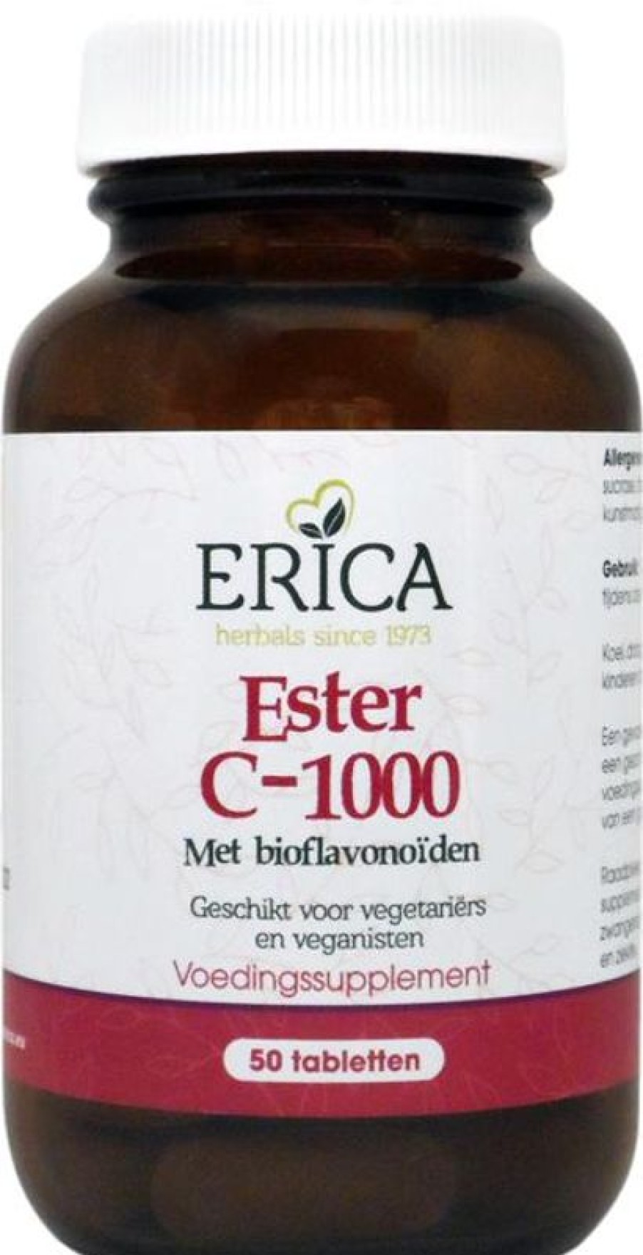 ERICA Antioxidants | Ester C 1000 Bioflavonoids Tablets 50 Pcs