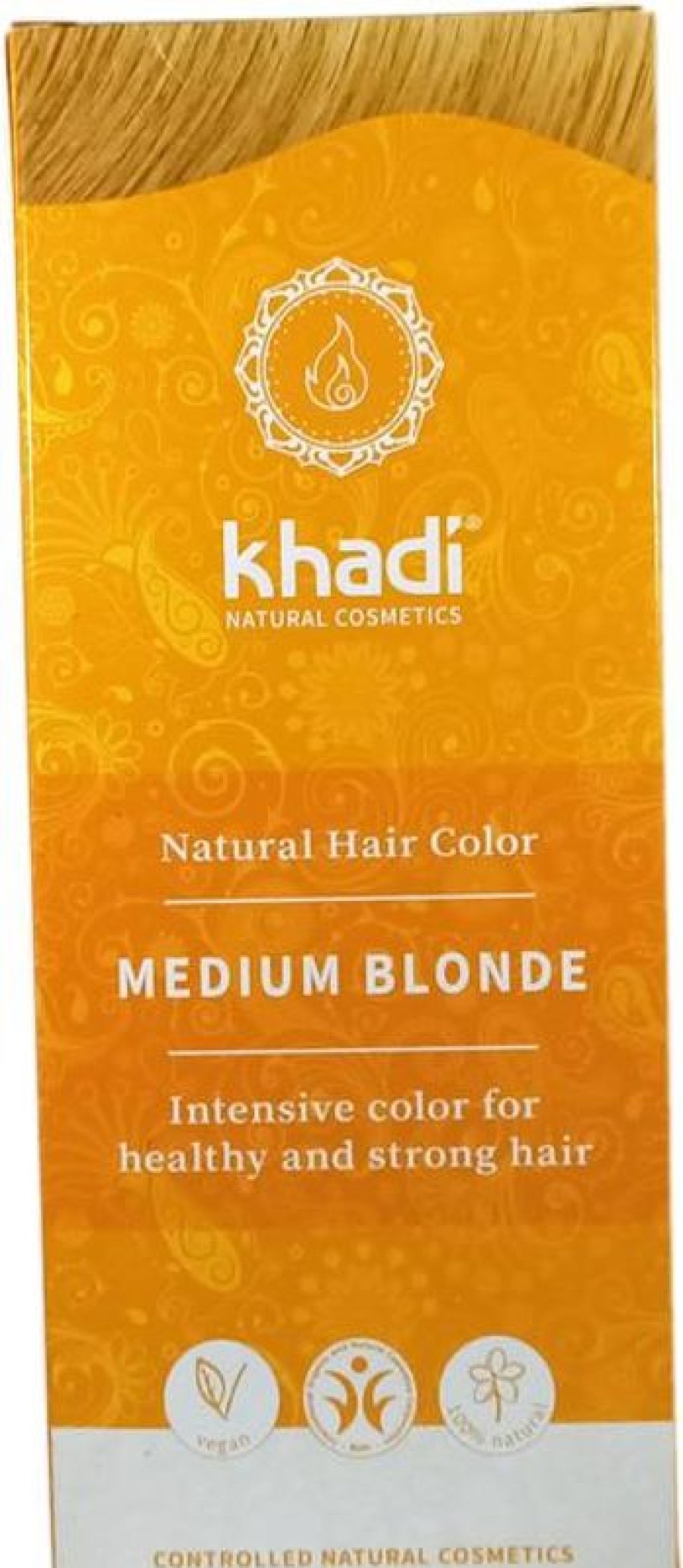 KHADI Hair ing | Natural-Haircolor Medium Blonde 100 Grams