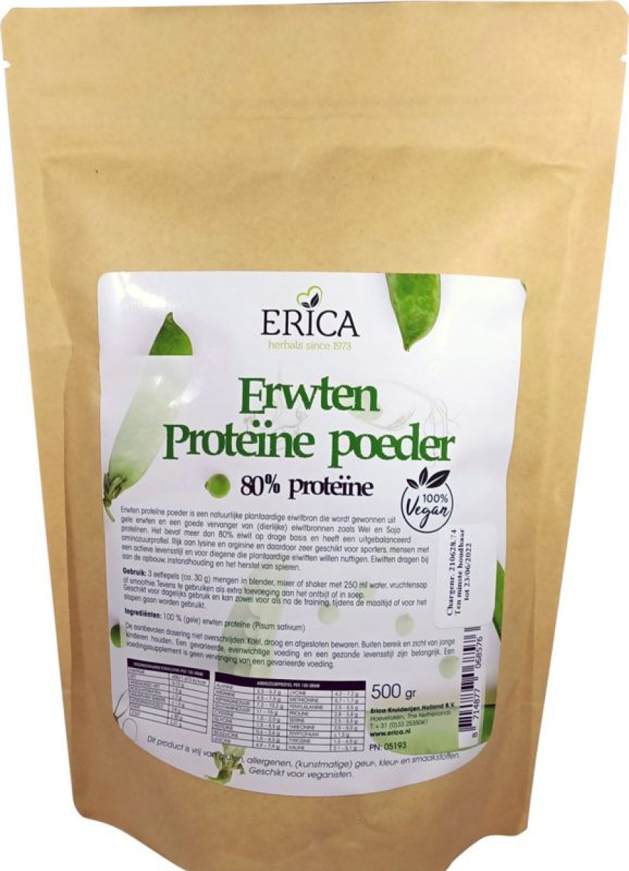 ERICA Vegan Supplements | Pea Protein Powder 500 G