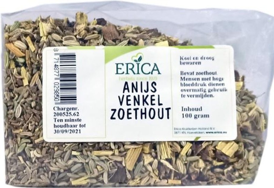 ERICA Herbal mix tea | Anise Fennel Licorice 100 G