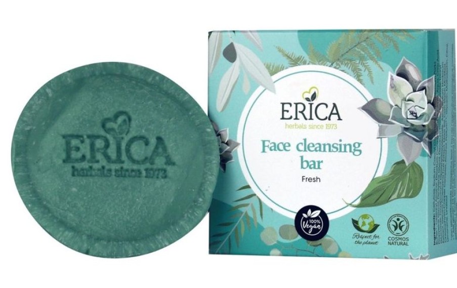 ERICA Vegan Care | Face Cleansing Bar - Fresh With Soft Fresh Scent