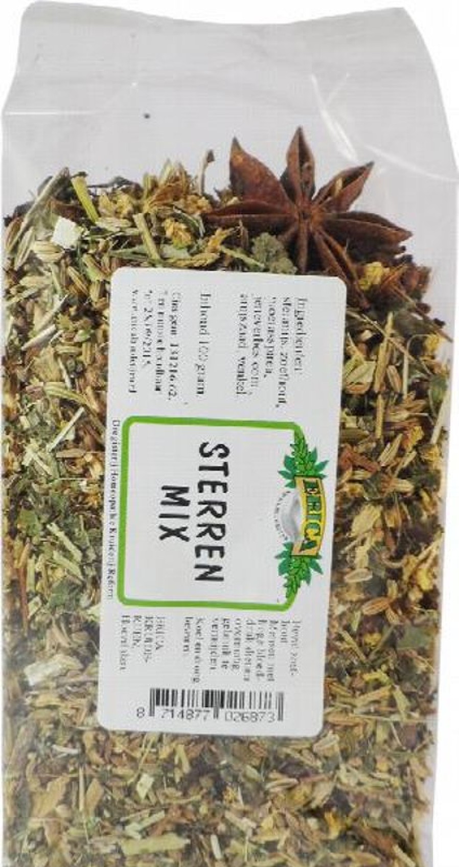 ERICA Herbal mix tea | Star Mix (Without Peppermint) 100 G