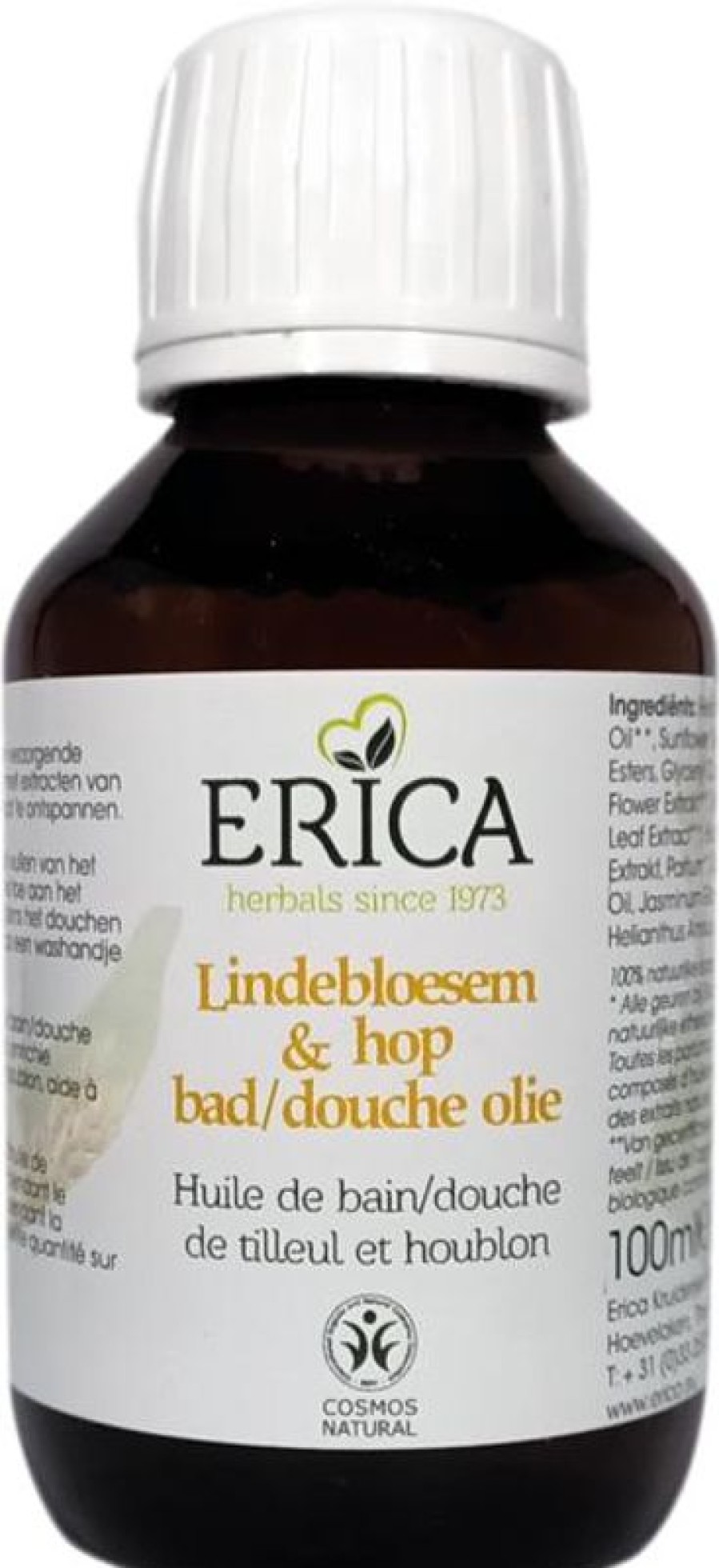 ERICA Bath oil | Bath/Shower Oil Linden Blossom Hop 100 ml