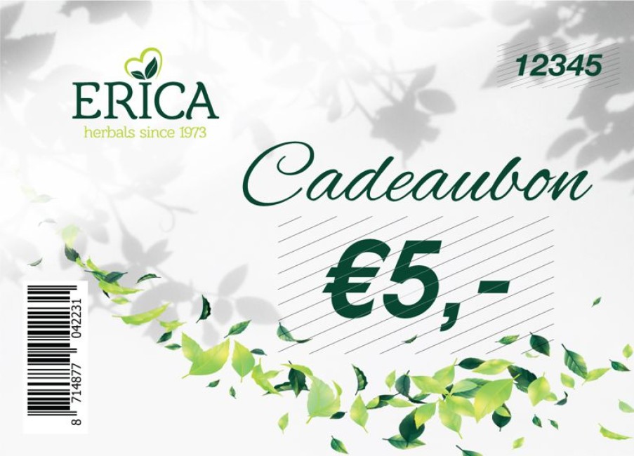 ERICA Gifts for Her | Gift voucher 5 Euro P/Pcs