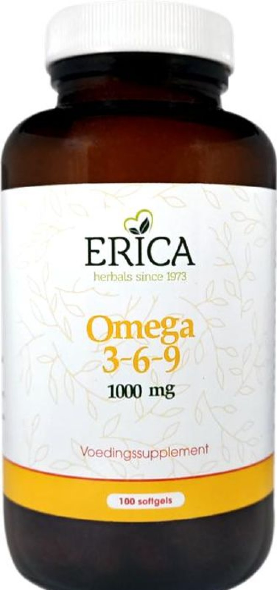 ERICA Omega Fatty Acids | Omega 3-6-9 Softgels 1000 Mg 100 Pcs