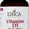 ERICA Seniors | Vitamin D3 25 Mcg 100 Softgels