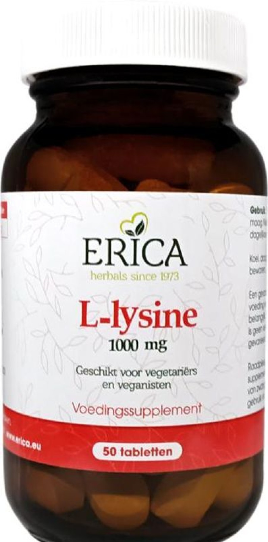 ERICA Amino acids | L-Lysine 1000 mg Tablets 50 pcs