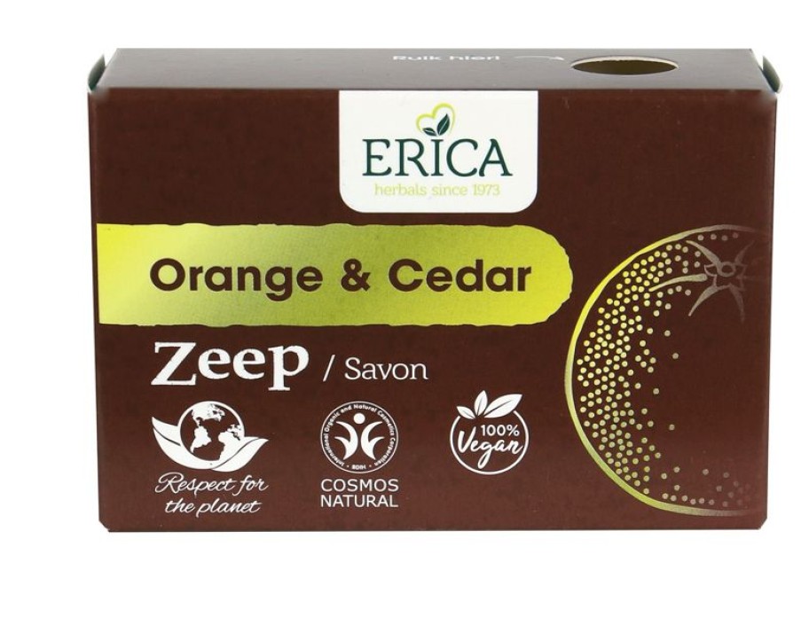 ERICA Soaps | Orange Cedar Soap 100 G