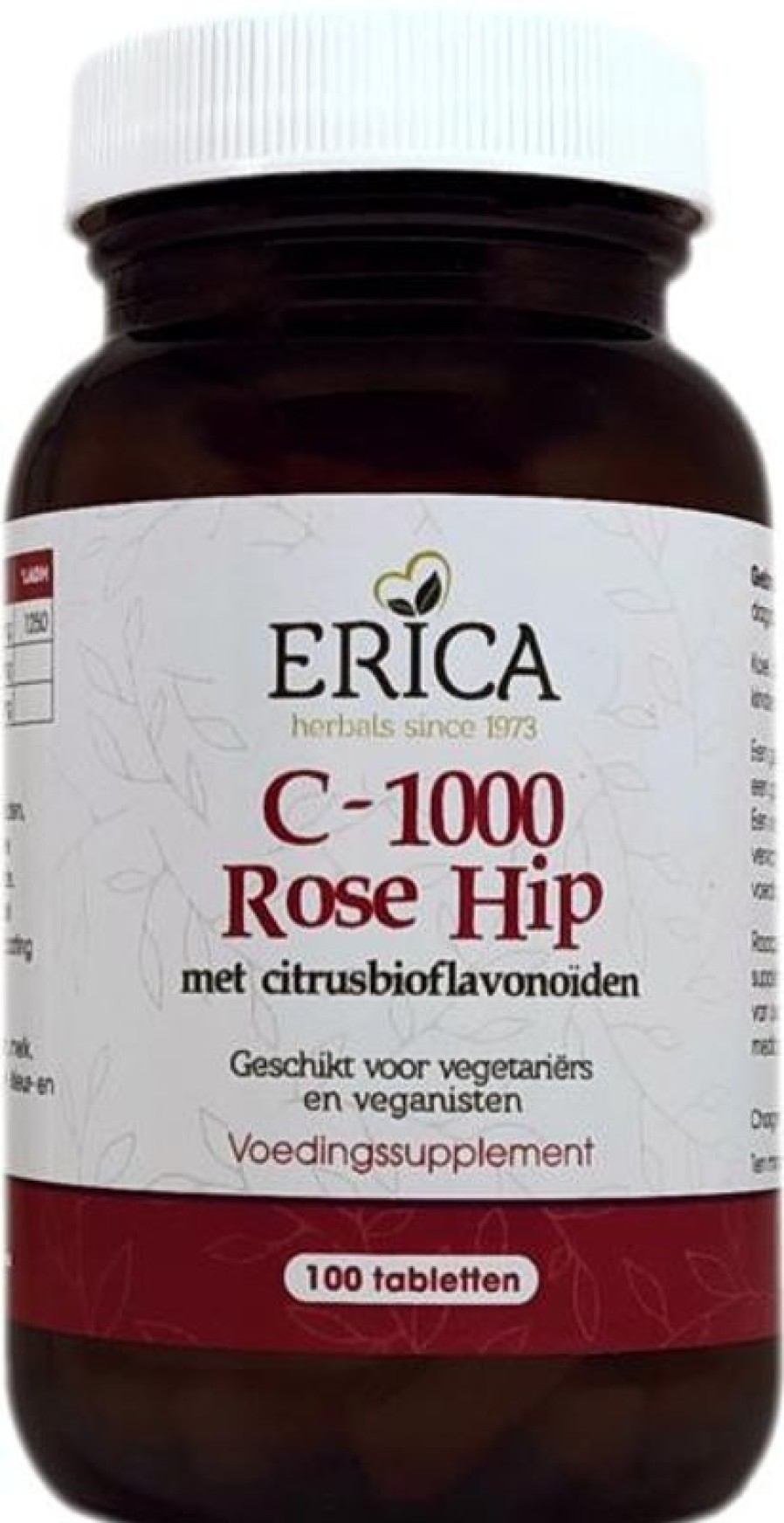 ERICA Resistance | Vitamin C 1000 Mg Rose Hip 100 Tbl