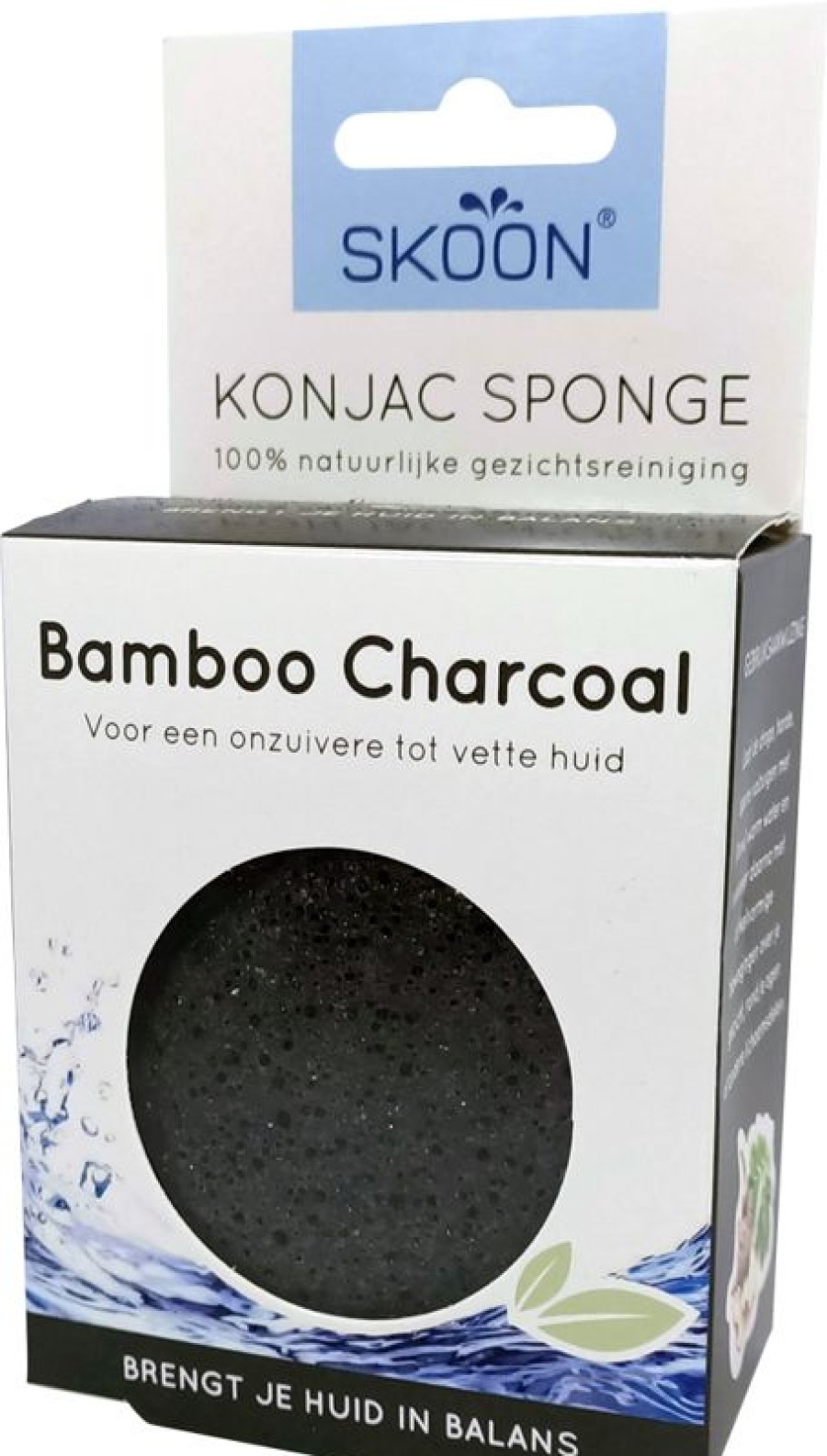 erica Bath and shower | Skoon Konjac Sponge Bamboo Charcoal 1S