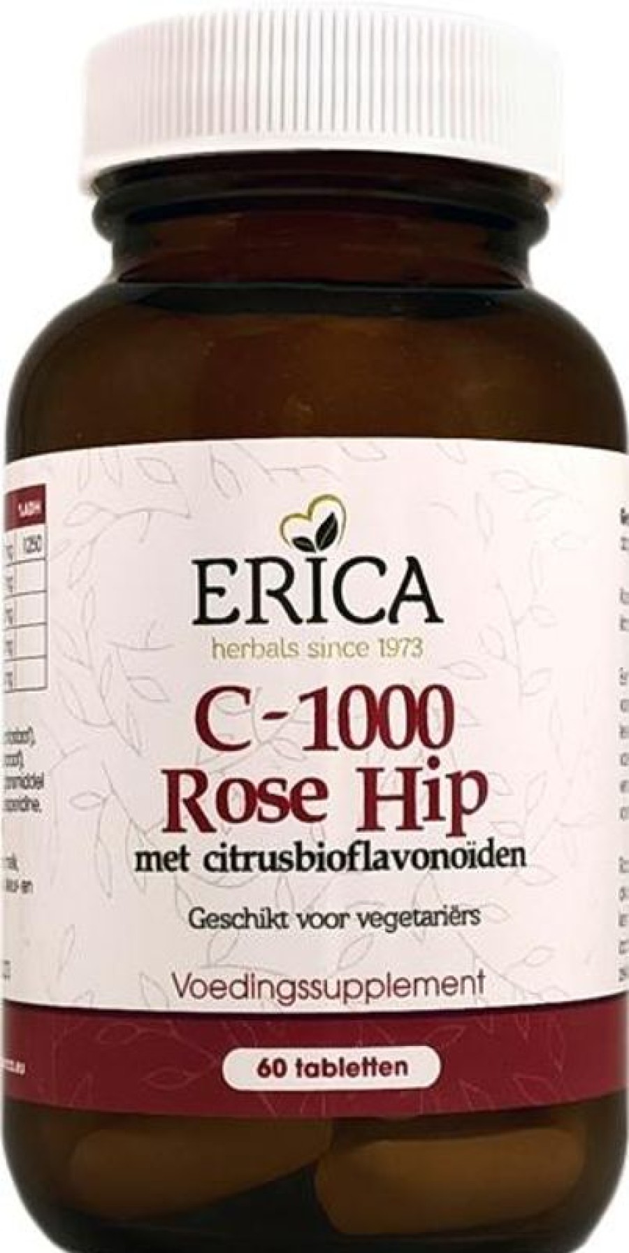 ERICA Antioxidants | Vitamin C 1000 Mg Rose Hip 60 Tbl