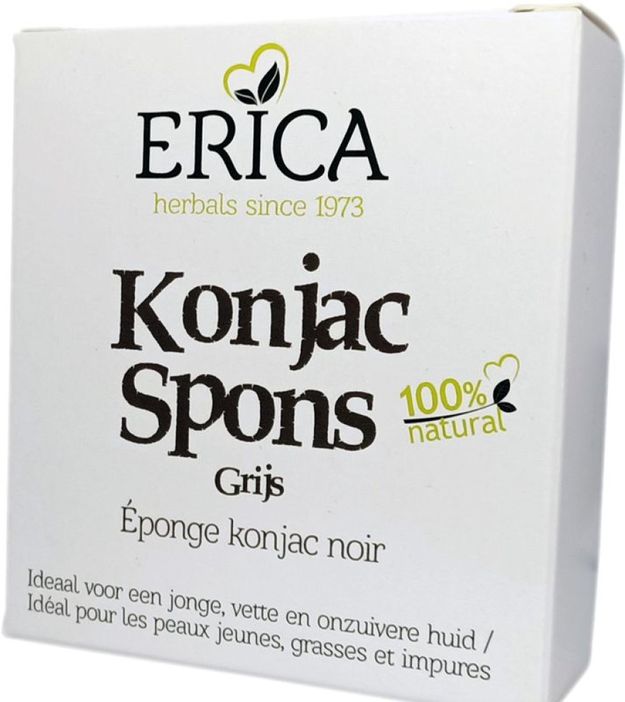 ERICA Accessories | Konjac Sponge Gray 4G