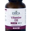 ERICA Resistance | Vitamin D3 75 Mcg 250 Softgels