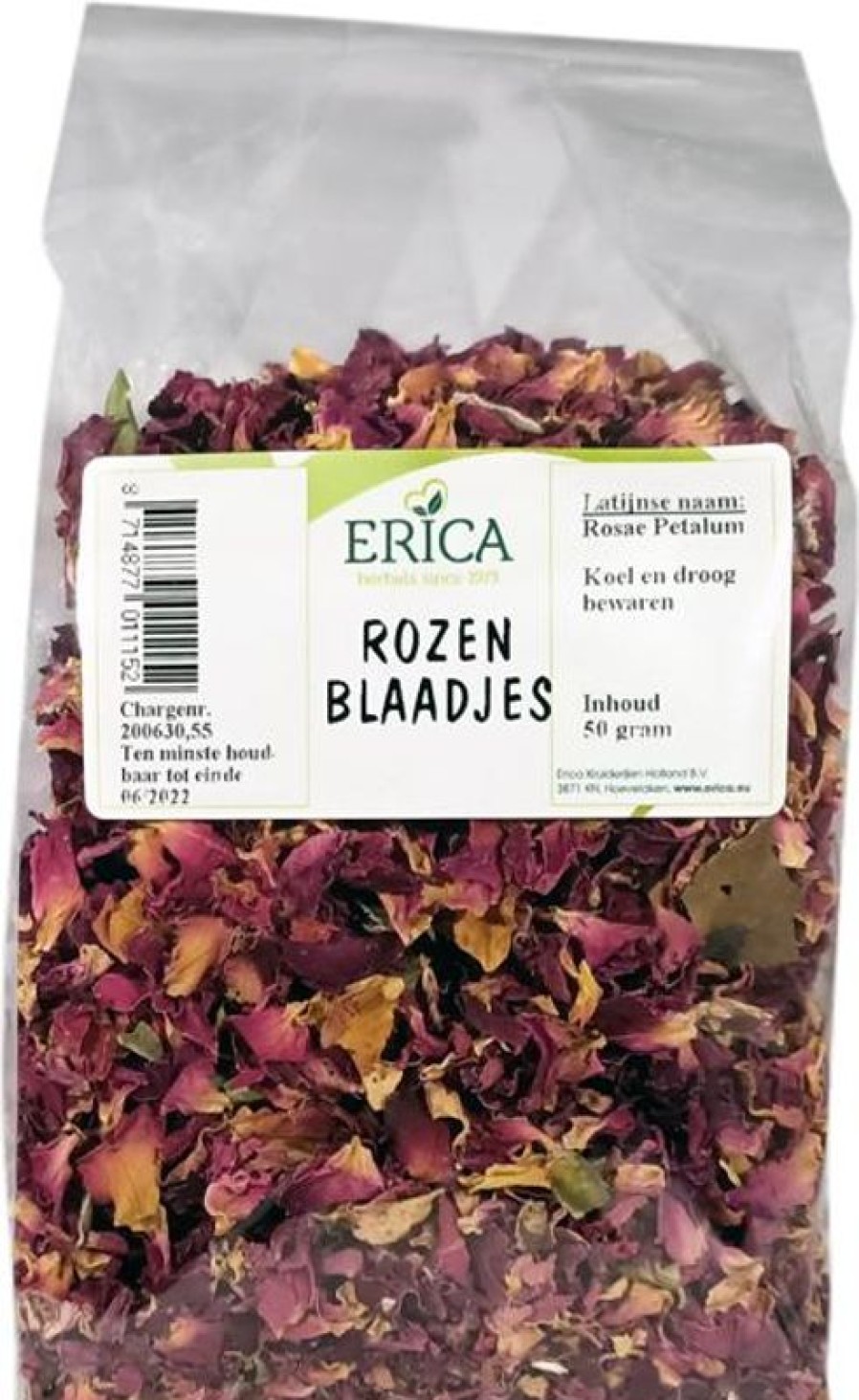 ERICA Herbal tea Single | Rose petals 50 G