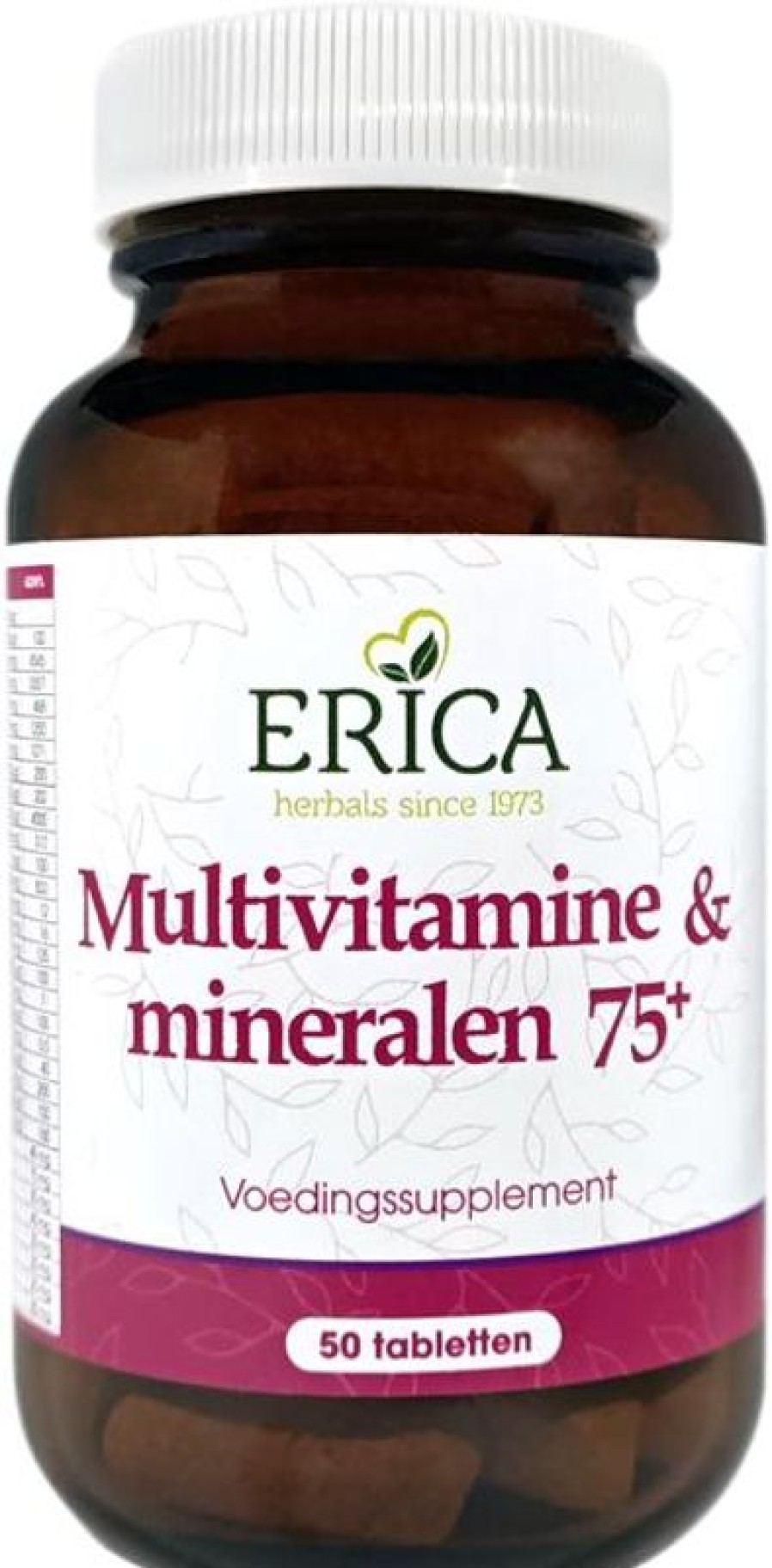 ERICA Multivitamins | Vitamins Minerals 75+ Tablets 50 Tablets