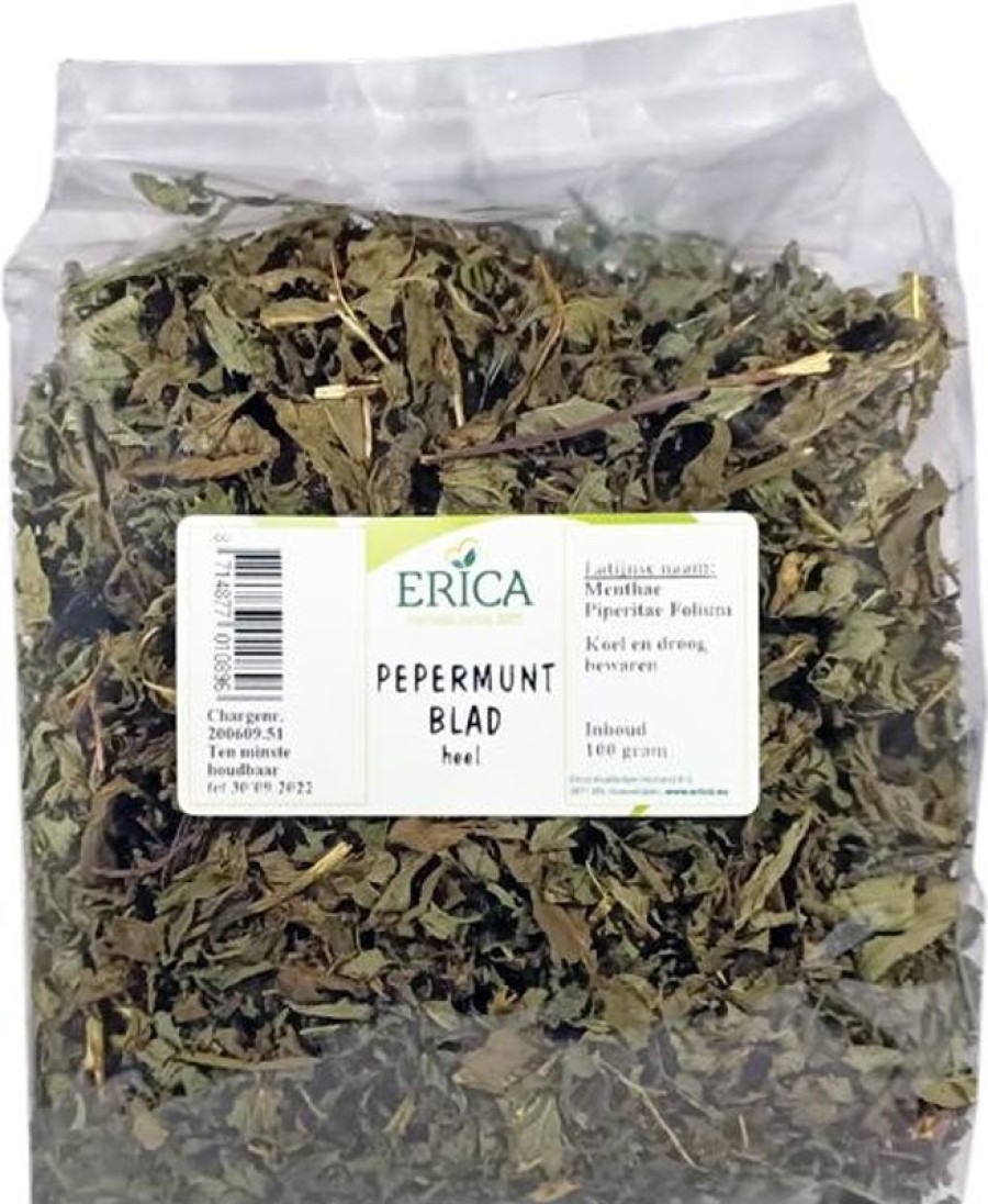 ERICA Herbal tea Single | Peppermint Leaf Whole 100 G