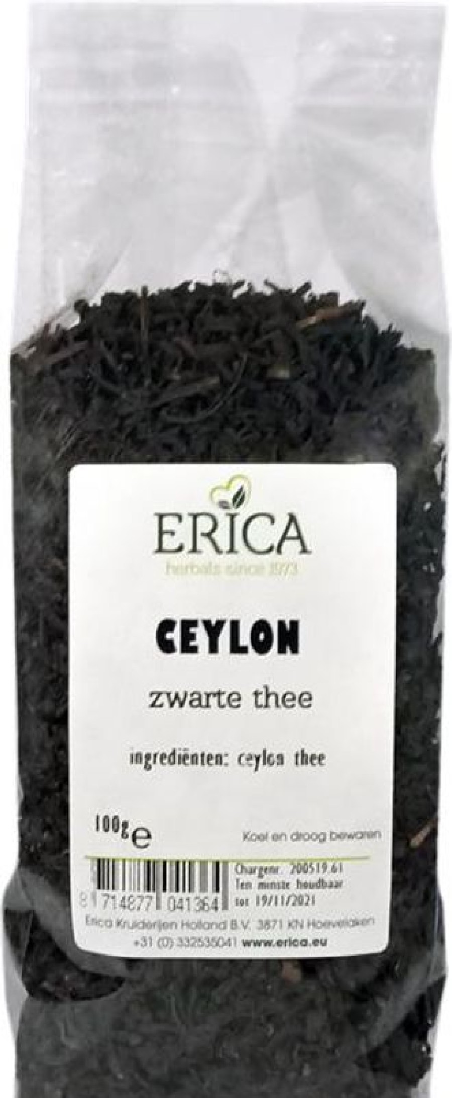 ERICA Black tea | Ceylon Leaf 100 G