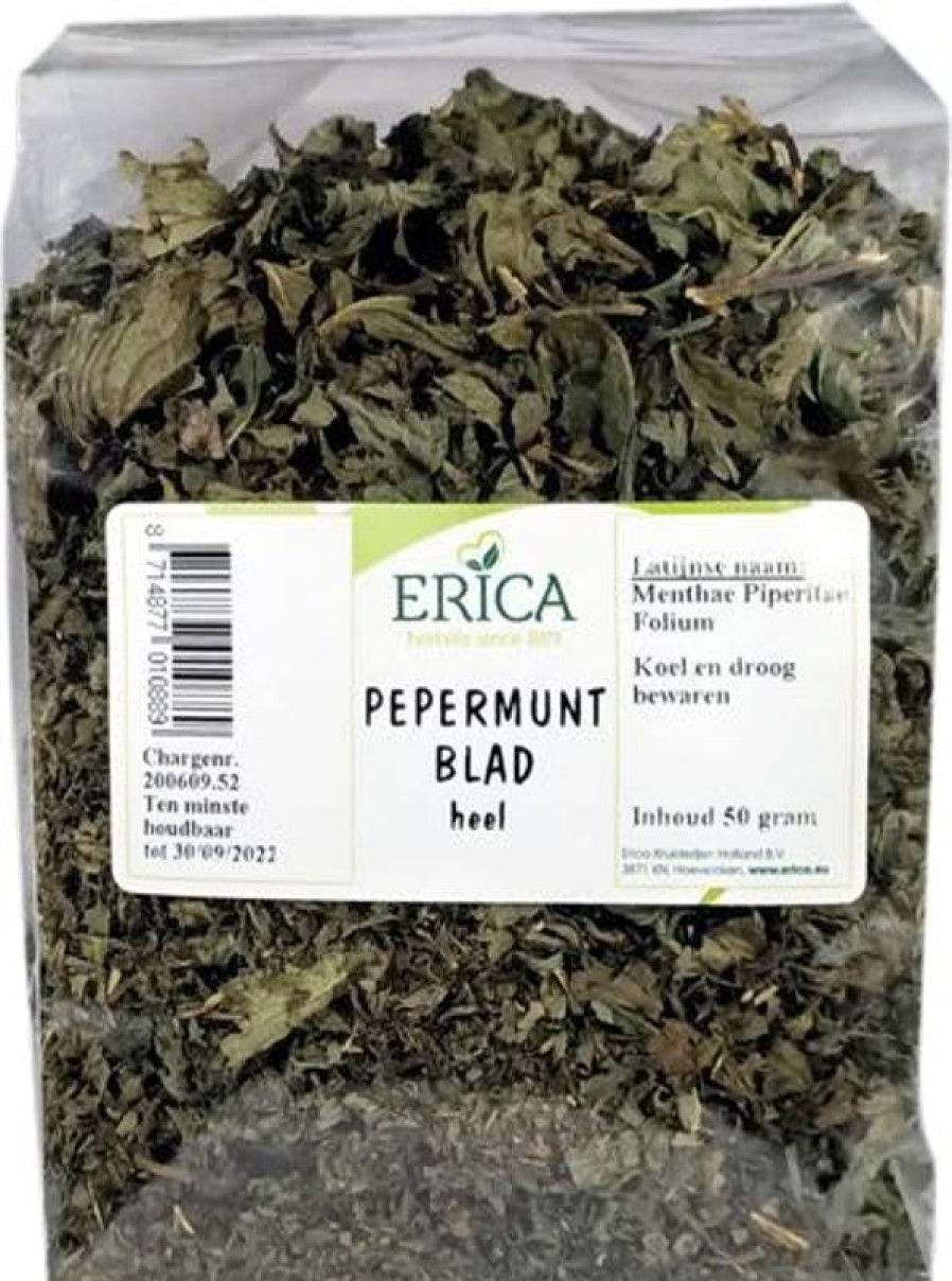 ERICA Herbal tea Single | Peppermint Leaf Whole 50 G