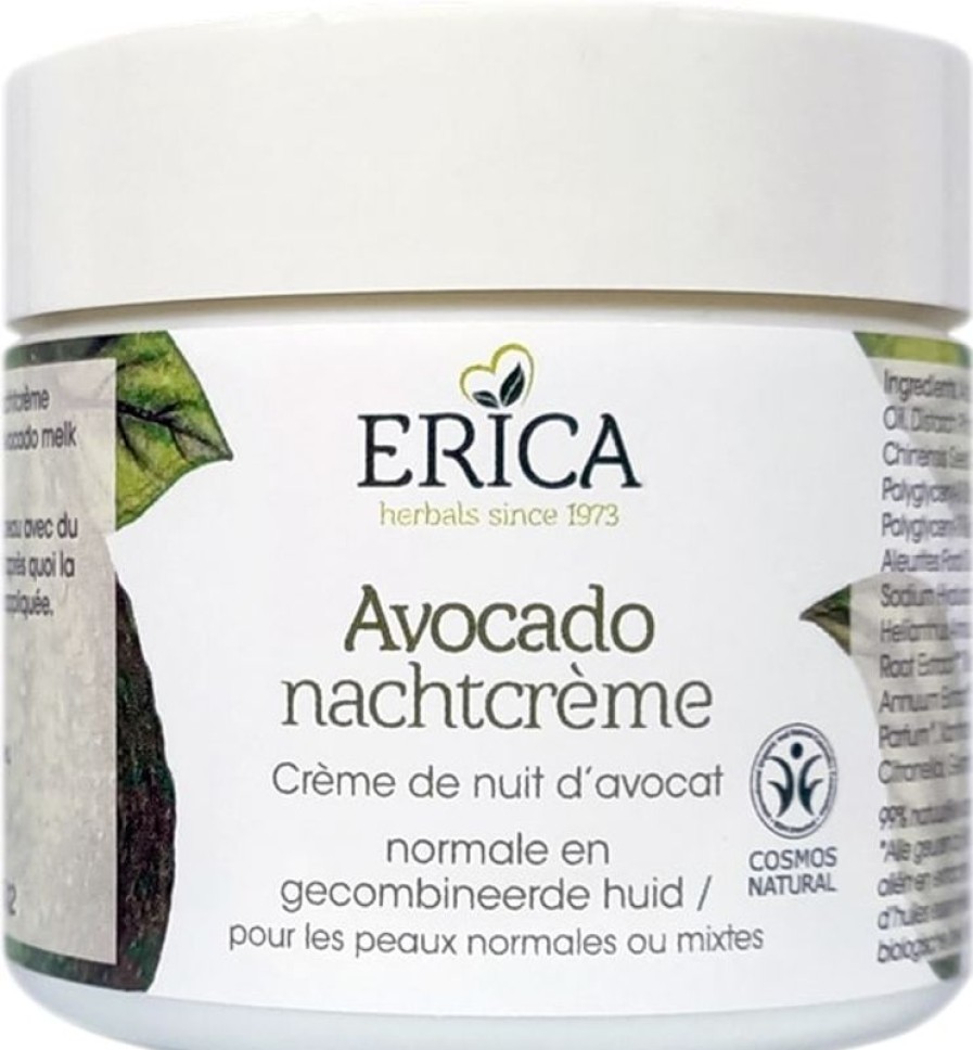 ERICA Day And Night Creams | Avocado Night Cream 55 Ml