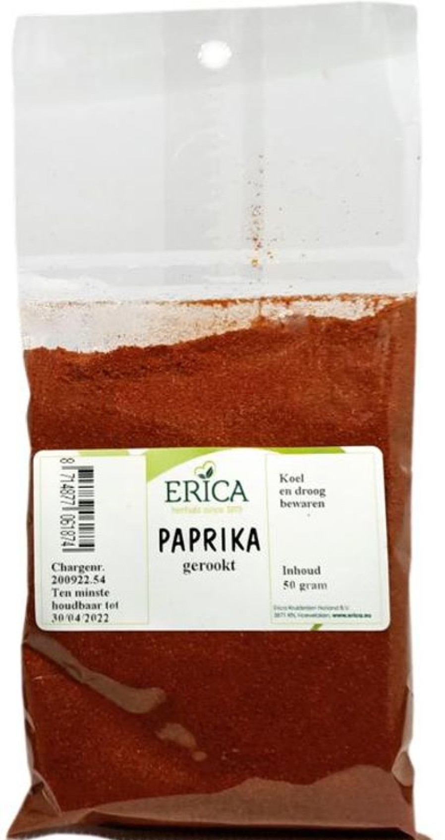 ERICA Spice Bags | Paprika Smoked 50 G