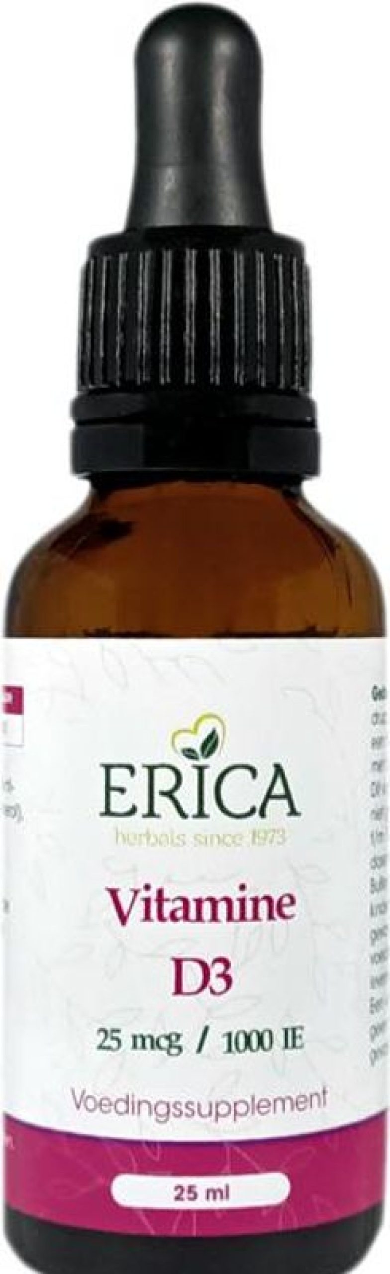 ERICA Seniors | Vitamin D3 Liquid 25 Mcg Oil Base 25 Ml