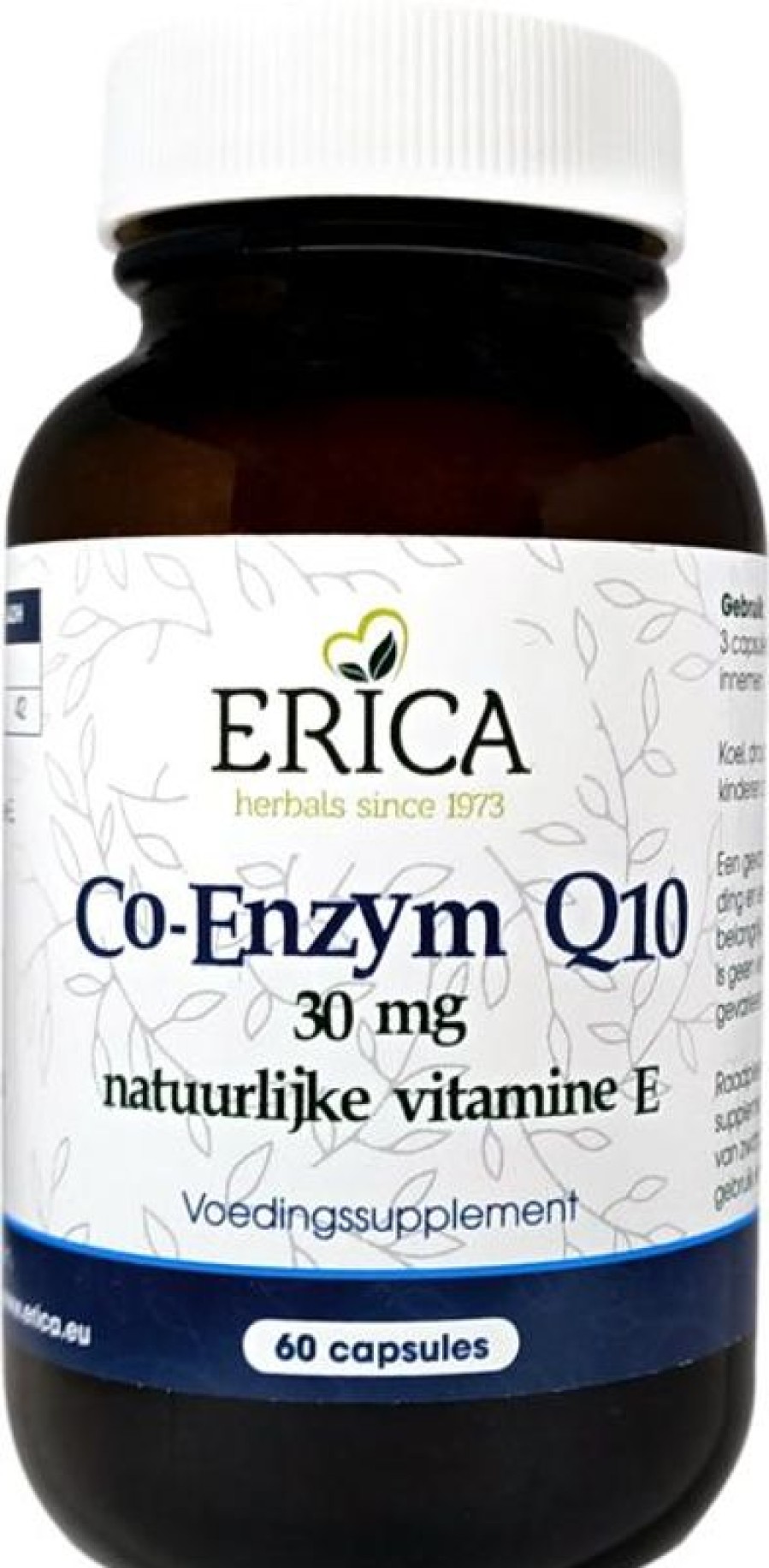 ERICA To move | Co-Enzyme Q10 (30Mg) 60 Caps