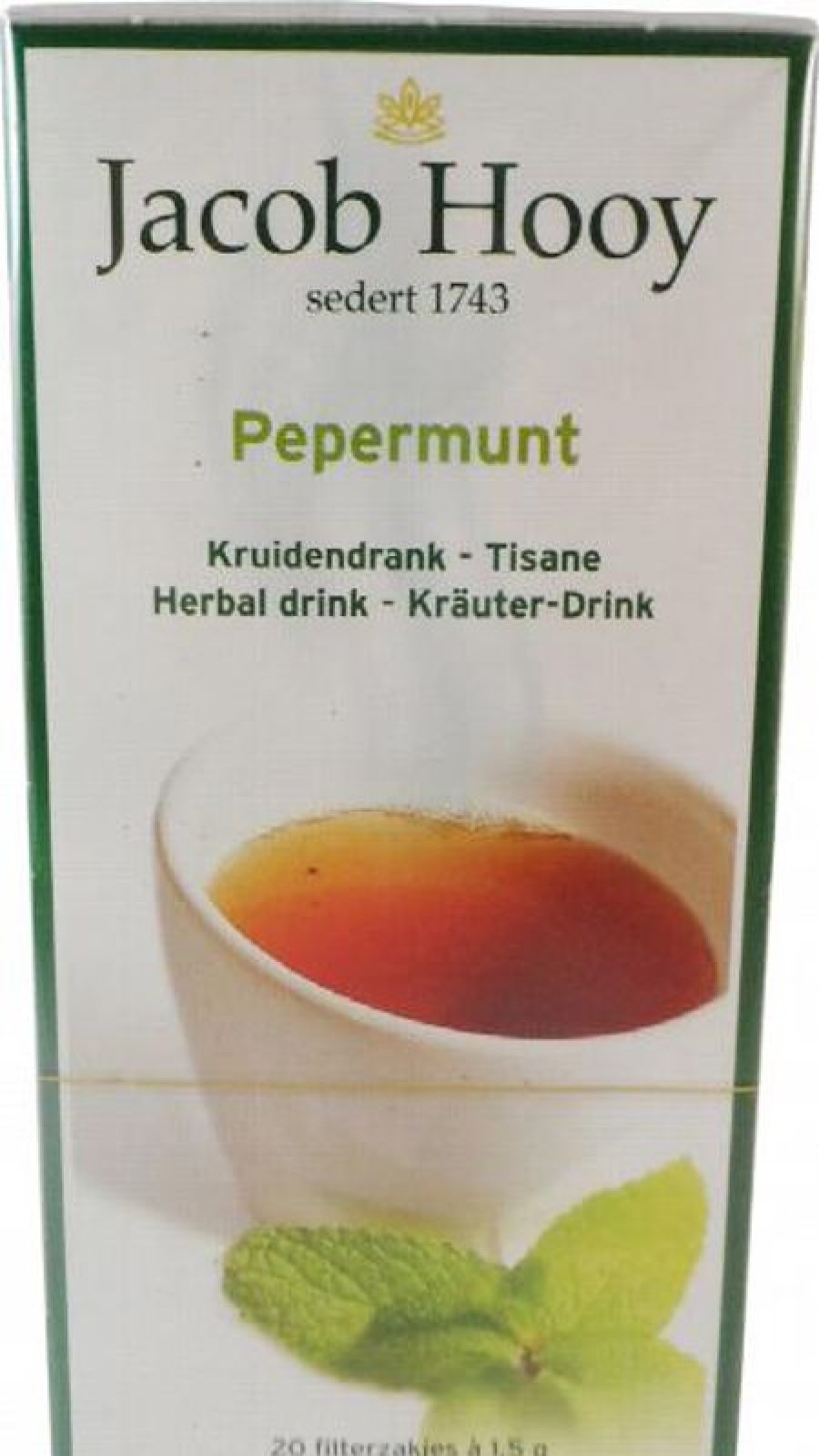 erica Herbal tea Single | Hooy Peppermint Tea Bags 20S