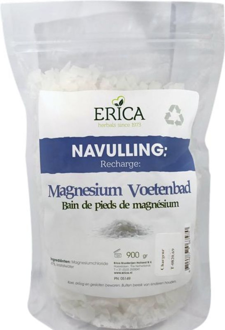 ERICA Foot care | Magnesium Salt Foot Bath Refill Bag 900G