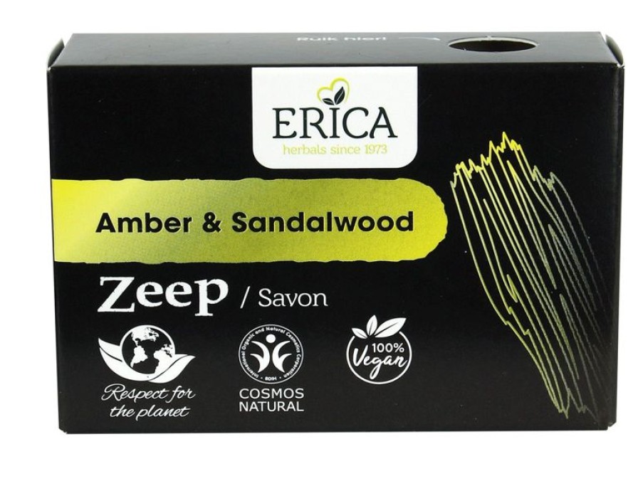 ERICA Soaps | Amber Sandalwood Soap 100 G