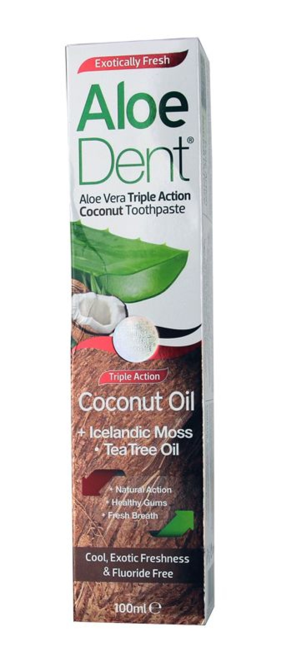 erica Oral care | Aloe Dent Toothpaste Coconut Oil 100 Ml