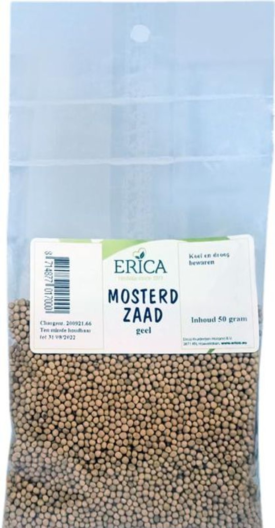 ERICA Spice Bags | Mustard Seed Yellow 50 G