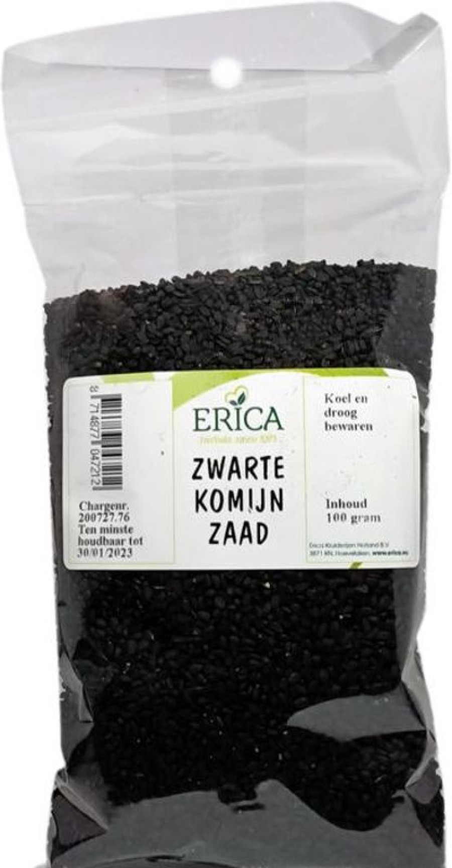 ERICA Spice Bags | Cumin Seed Black 100 G