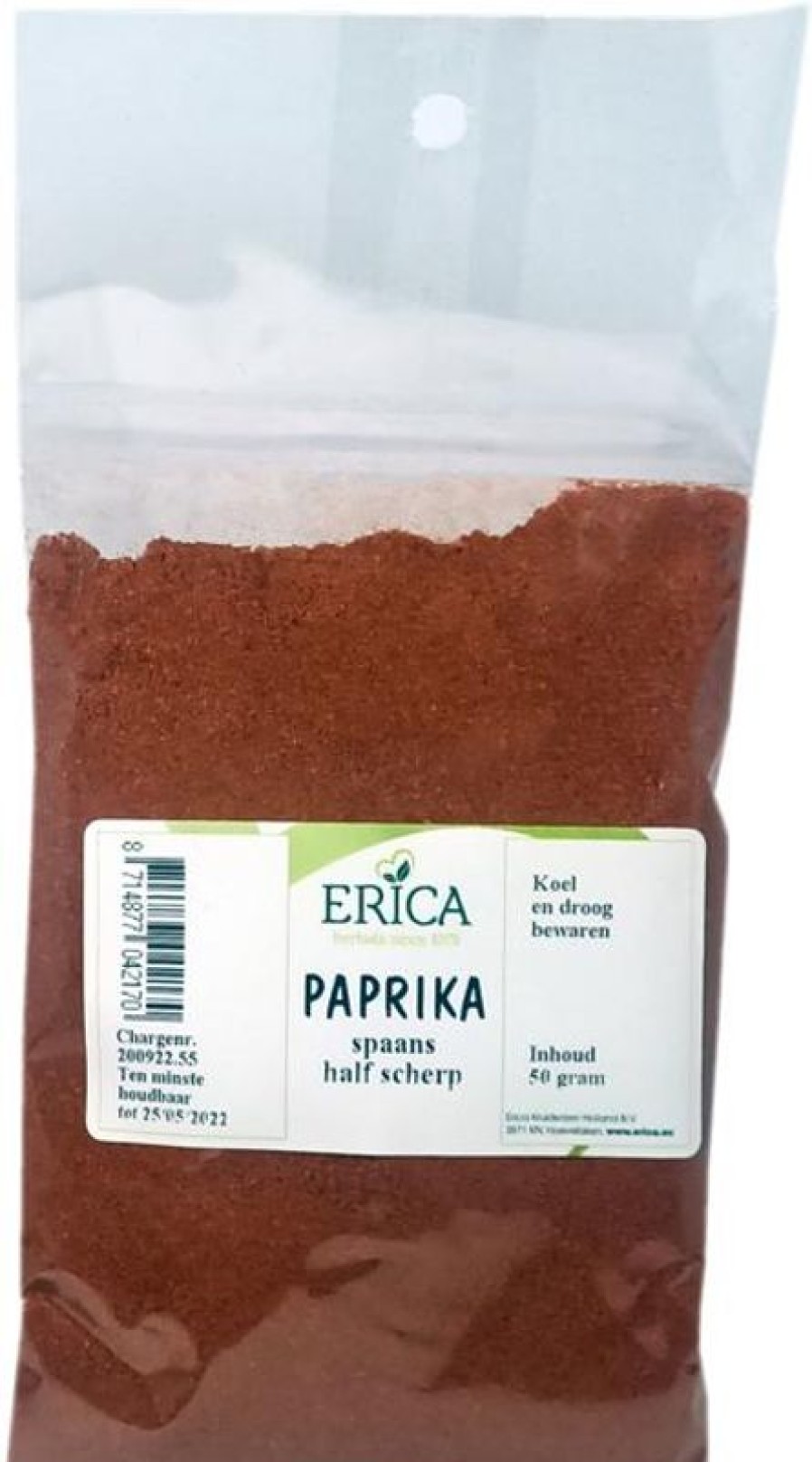 ERICA Spice Bags | Paprika Spanish (Semi-sharp) 50 G