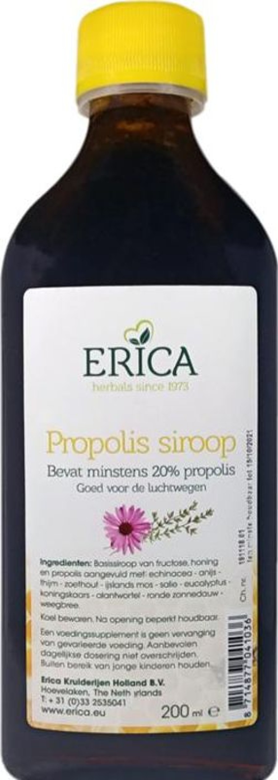 ERICA Throat, Nose, Ears | Propolis Syrup Extra Strong 20% 200 Ml