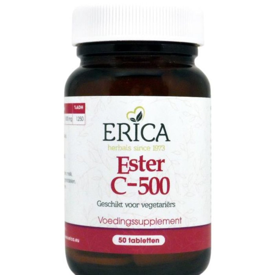 ERICA Vitamin C | Ester C 500 Tablets 50 Pcs