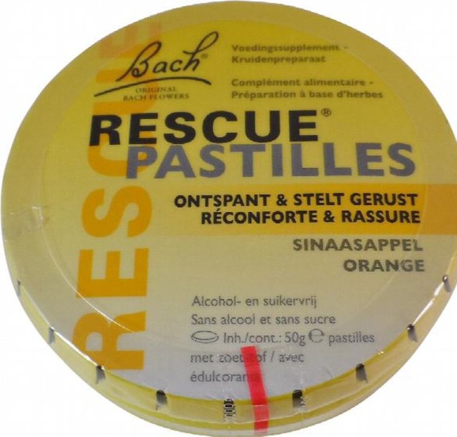 erica Rest And Stress | Bach Rescue Pastilles Orange 50G