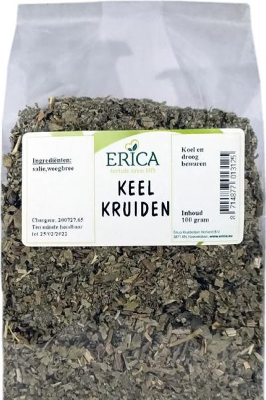 ERICA Herbal mix tea | Throat Herbs 100 G